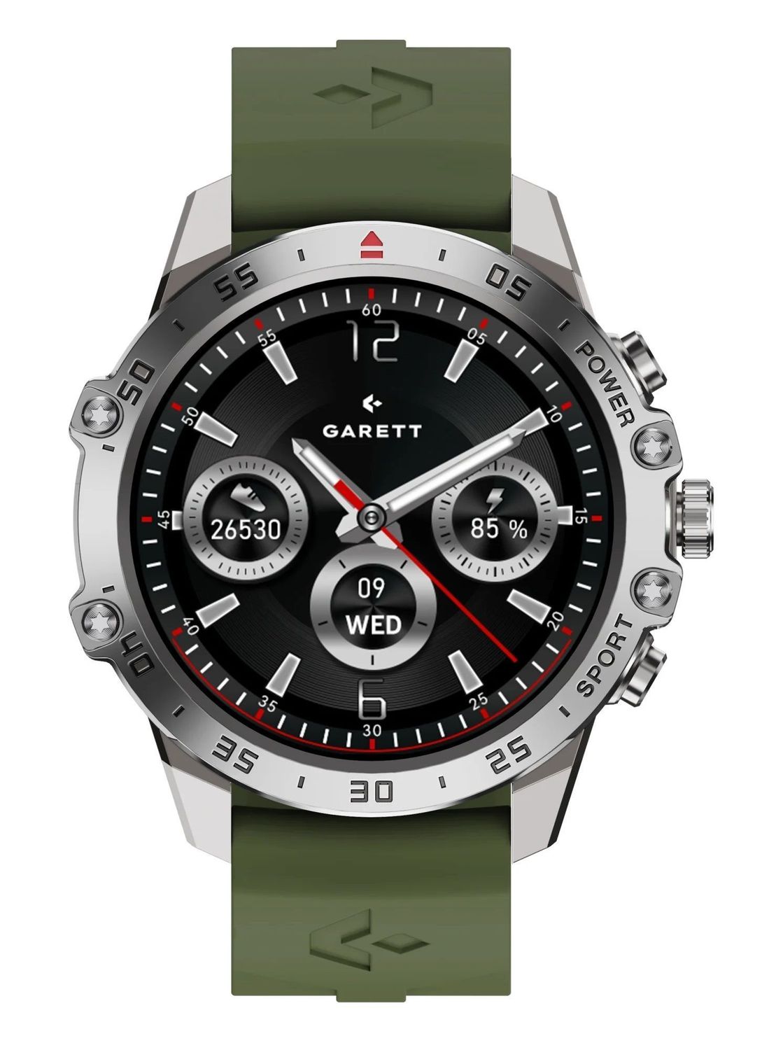 Smartwatch męski Garett V14 srebrny stalowy (5).jpg